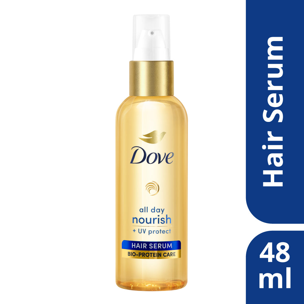 Dove  All Day Nourish + UV protect  Hair serum 48 ml , for all hair types