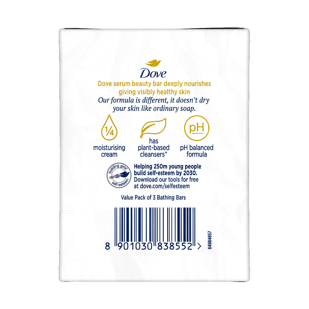 Dove Serum Bar with Nutrient Serum | 225g (75g x 3)