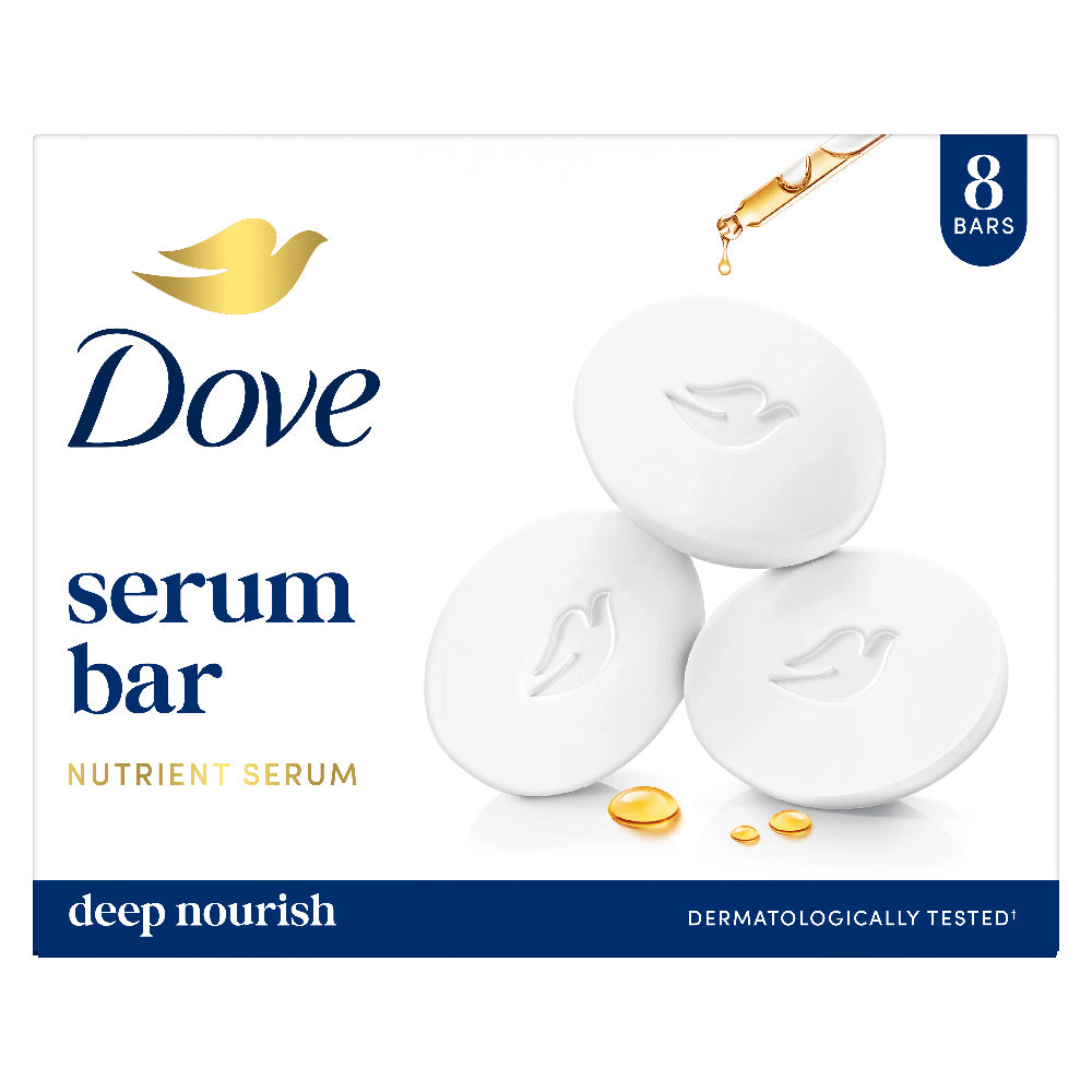 Dove Serum Bar with Nutrient Serum | 1000g (125g x 8)