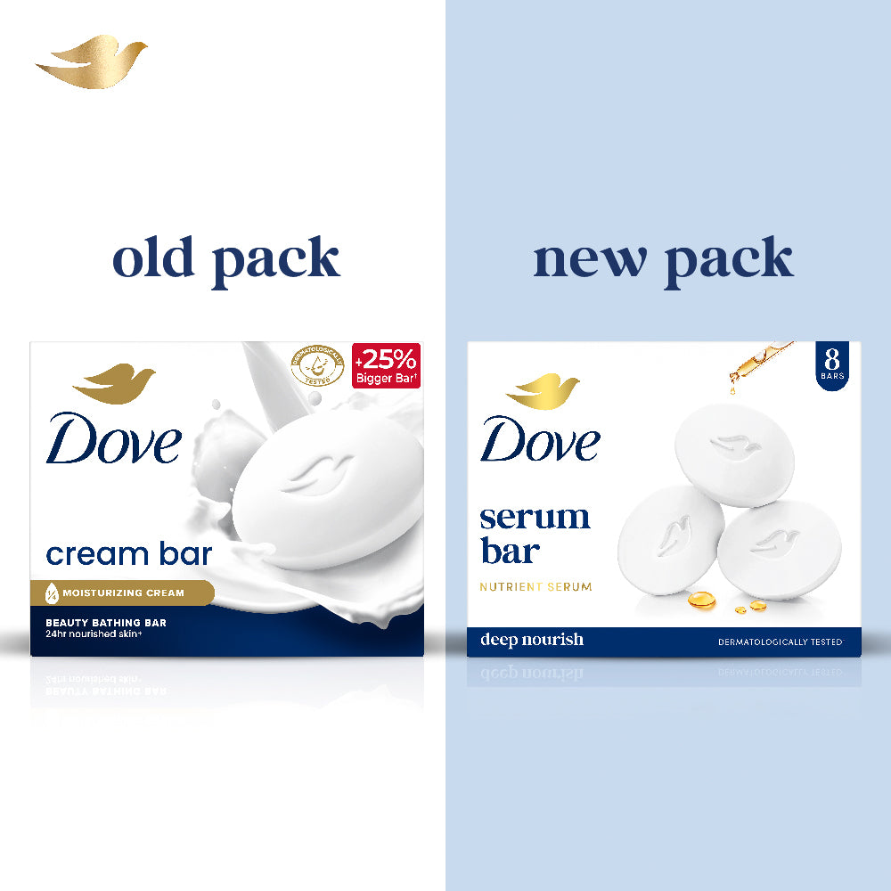 Dove Serum Bar with Nutrient Serum | 1000g (125g x 8)