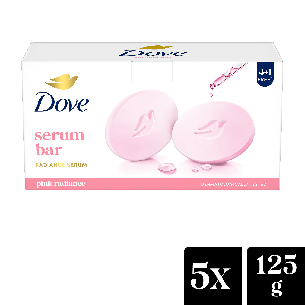 Dove Serum Bar with Radiance Serum | 625g (125g x 5)