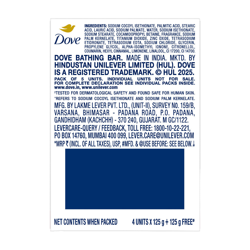 Dove Serum Bar with Radiance Serum | 625g (125g x 5)