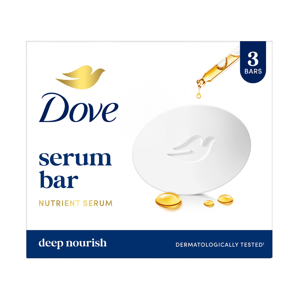 Dove Serum Bar with Nutrient Serum | 375g (125g x 3)
