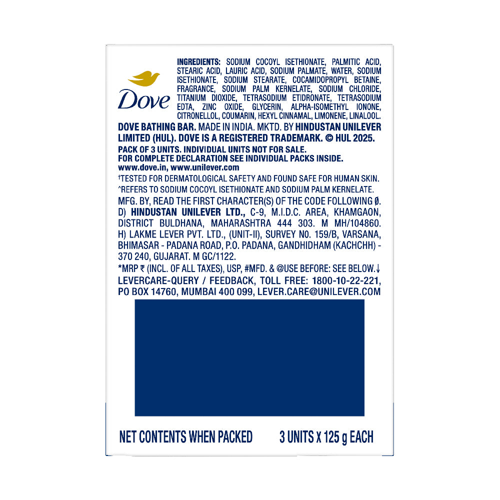 Dove Serum Bar with Nutrient Serum | 375g (125g x 3)