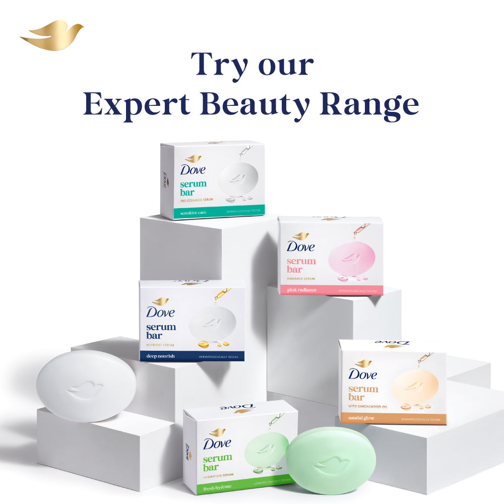 Dove Serum Bar with Sandalwood Oil | 375g (125g x 3)