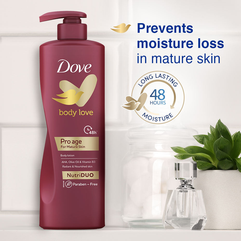 Body Love Pro Age Body Lotion for Mature Skin, Paraben Free 400ml