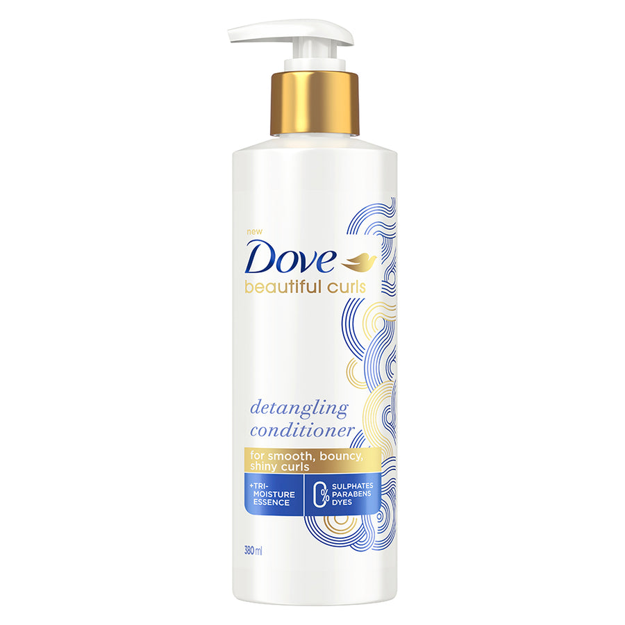 Dove Beautiful Curls Detangling Conditioner 380ml, For Curly Hair