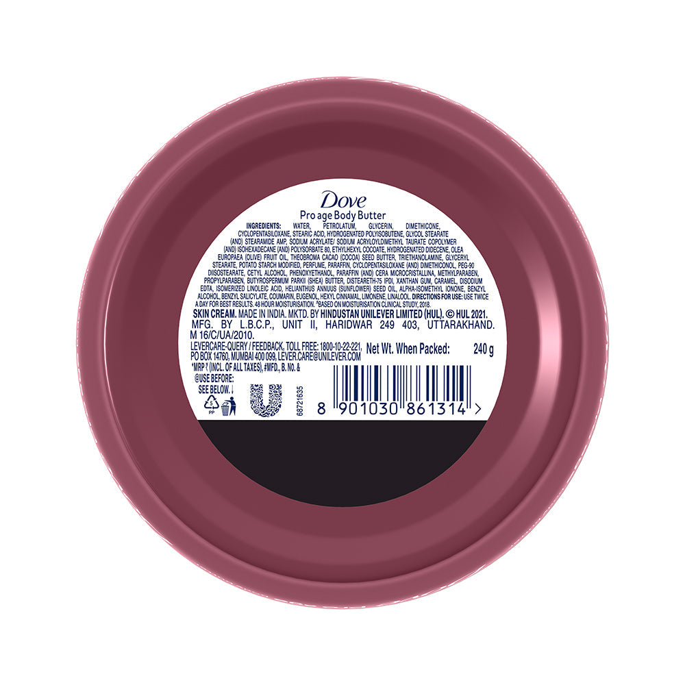 Body Love Pro Age Body Butter for Mature Skin, Paraben Free 240g