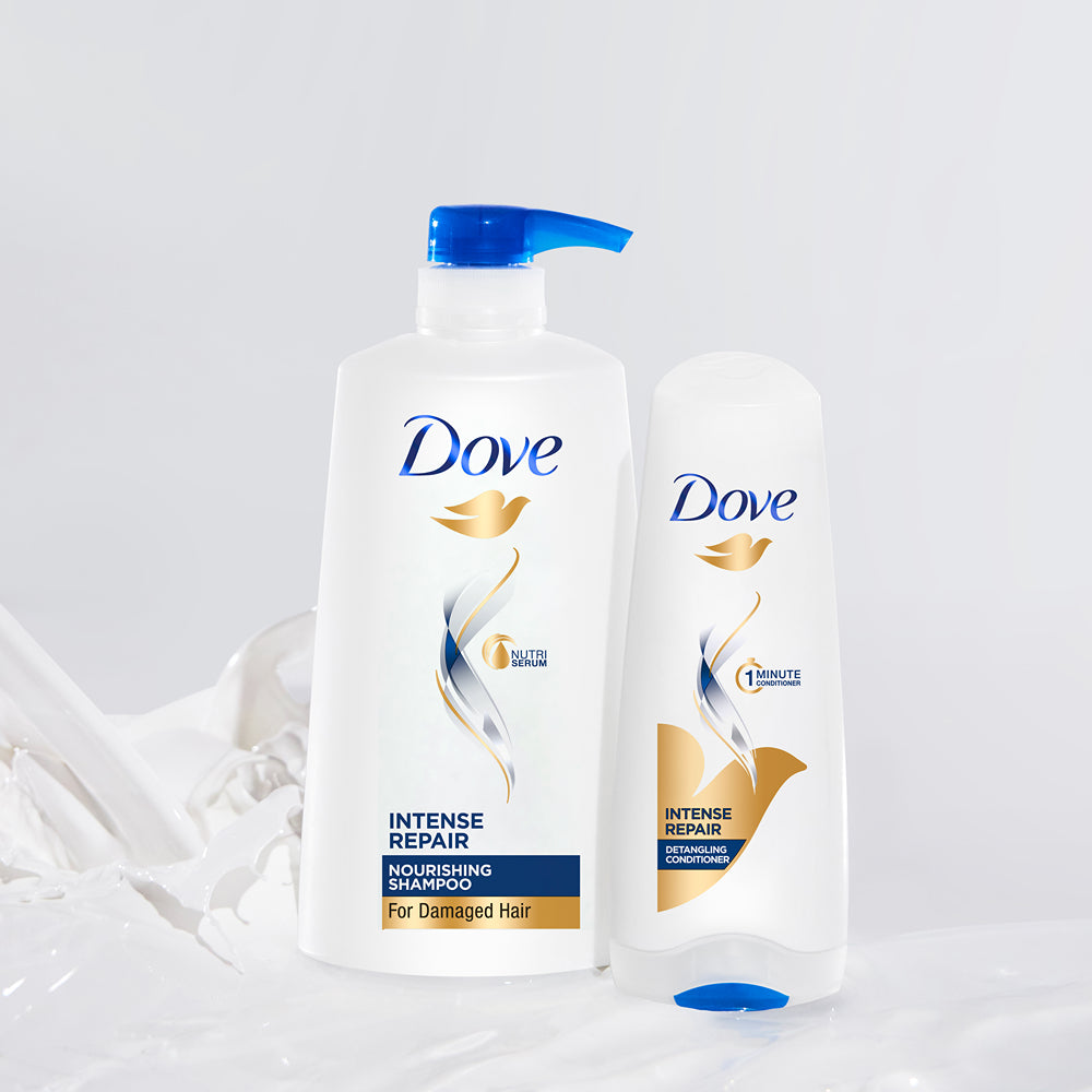 Dove Intense Repair Shampoo 650ml & Conditioner 175ml (Combo Pack)