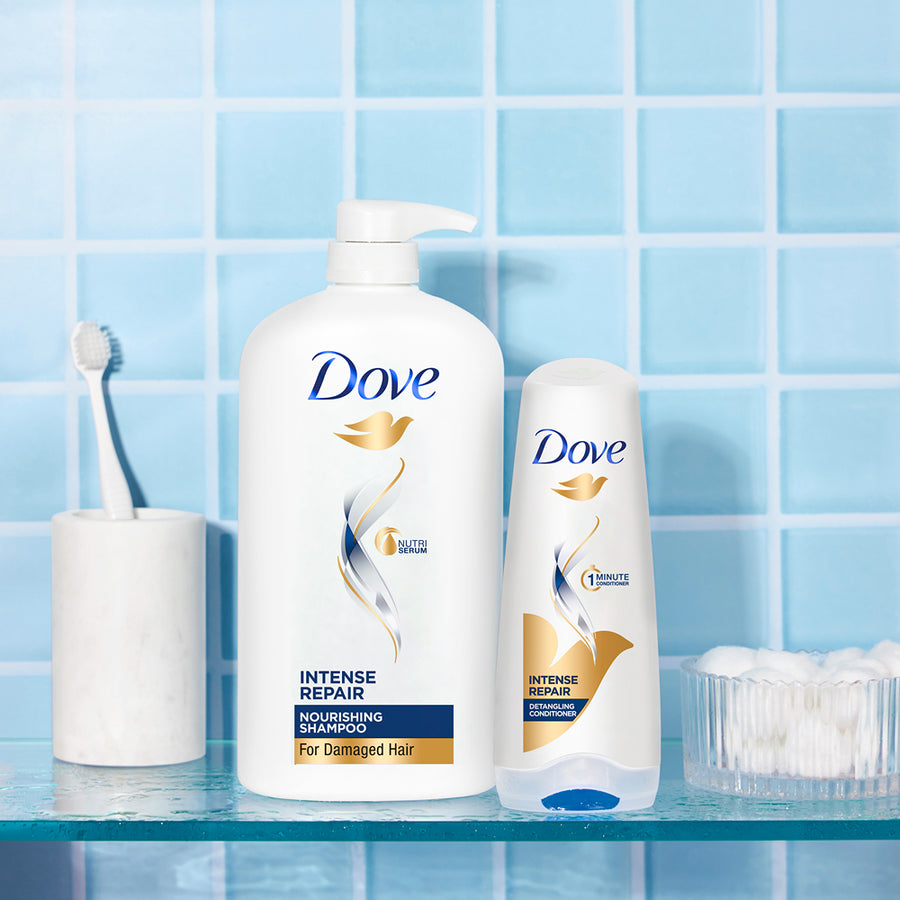 Dove Intense Repair Shampoo 1L & Conditioner 175ml (Combo Pack)