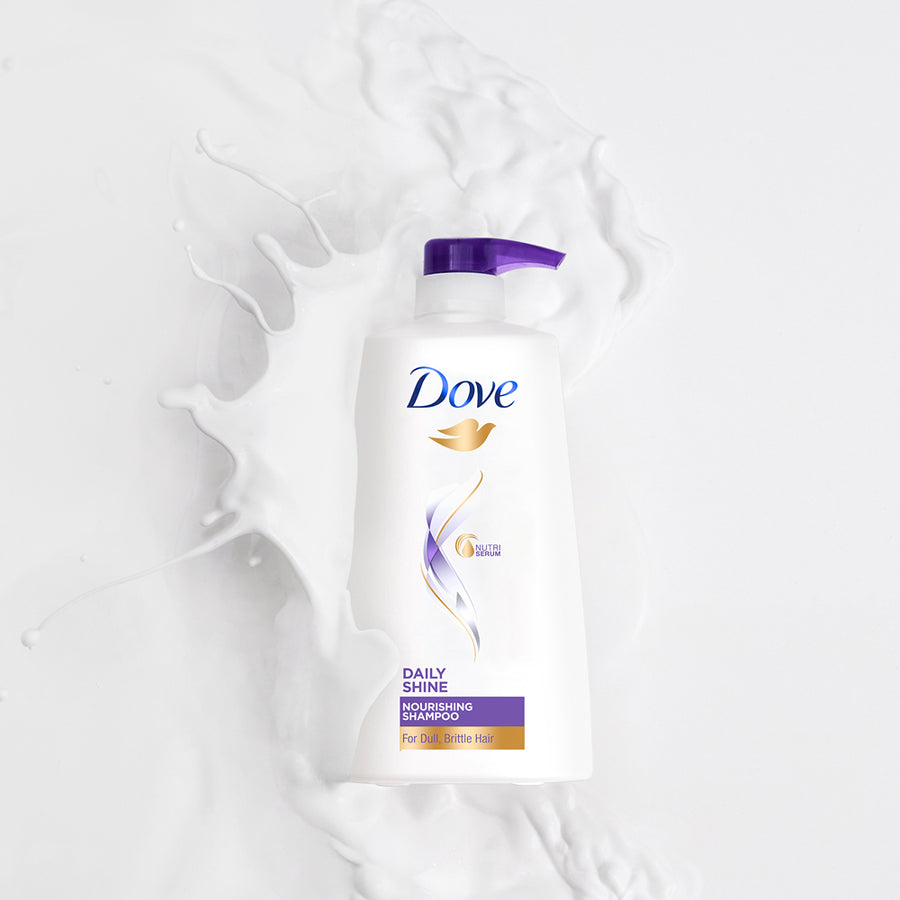Dove Daily Shine Shampoo 650ml & Conditioner 175ml (Combo Pack)