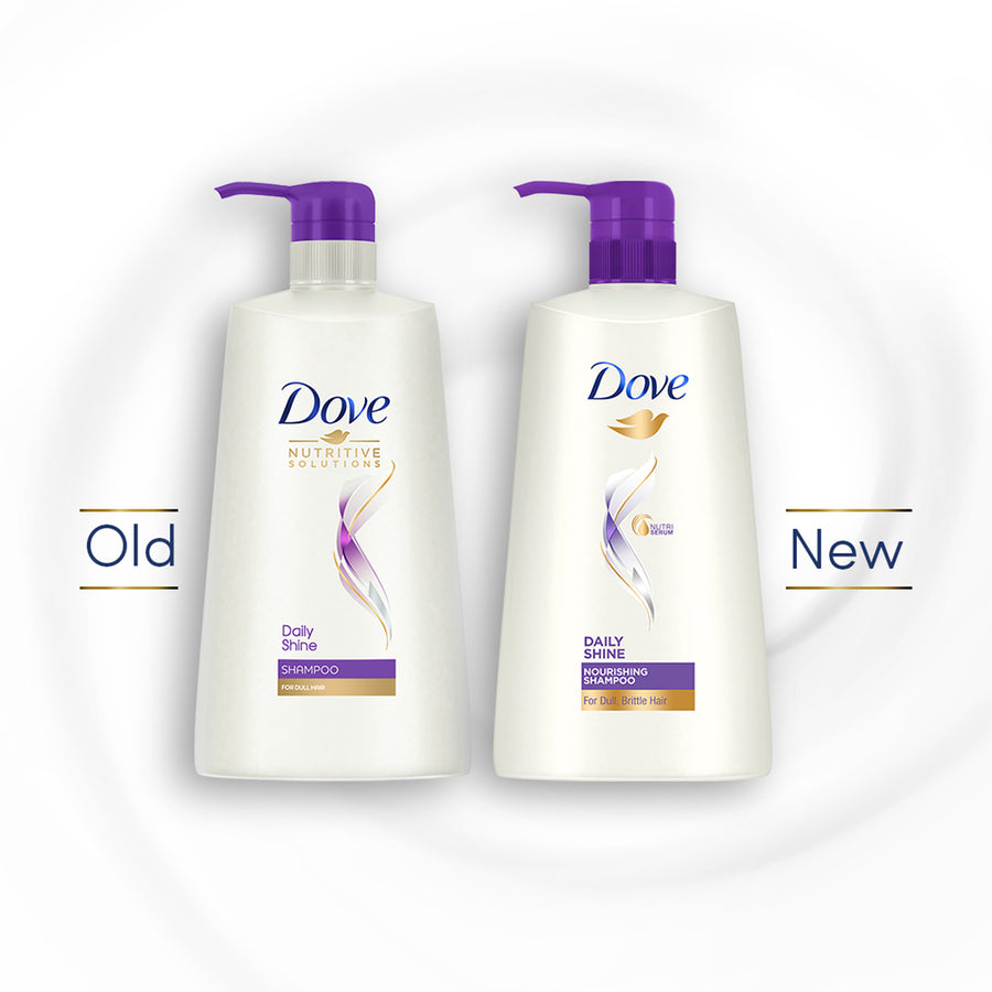 Dove Daily Shine Shampoo 650ml & Conditioner 335ml (Combo Pack)