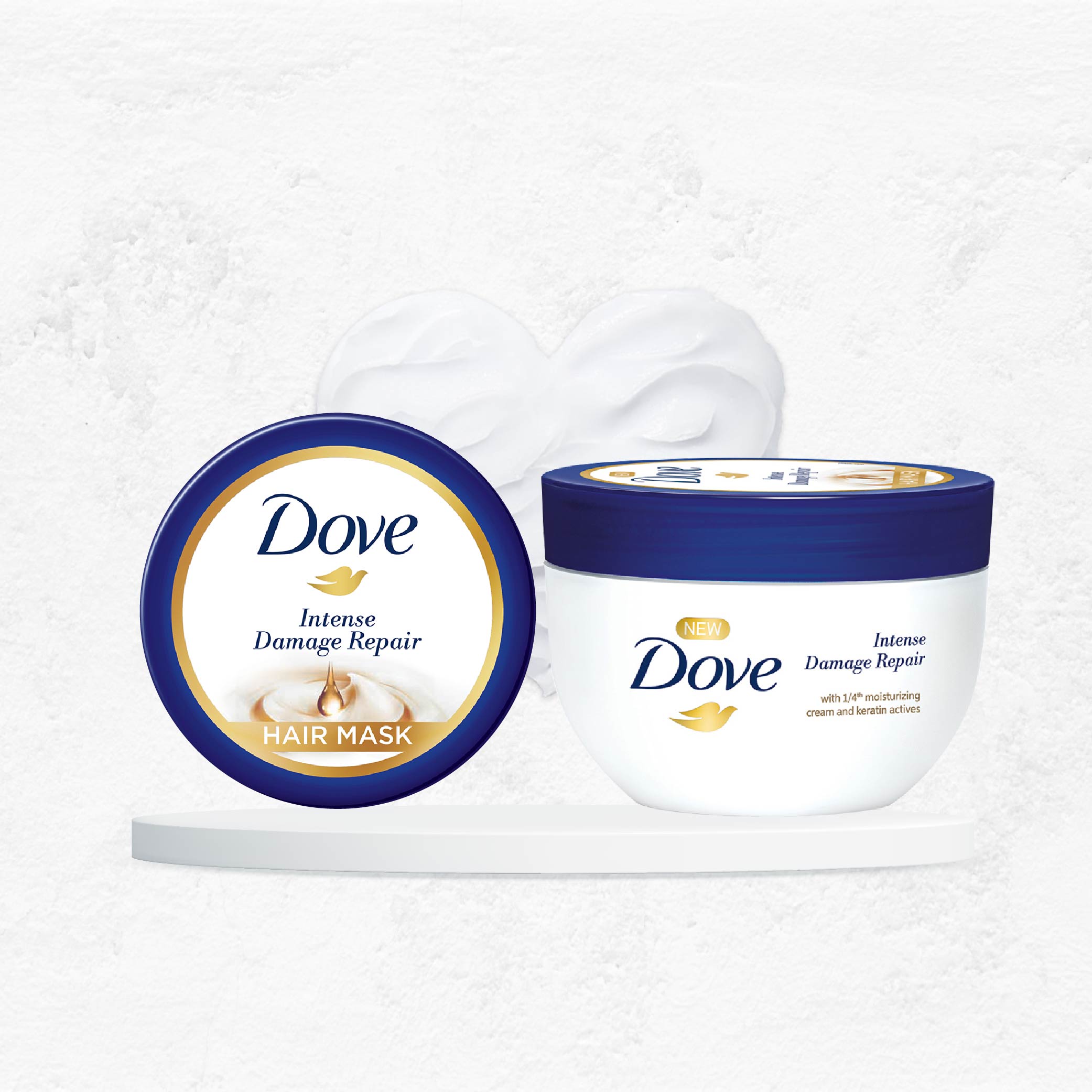 Dove Intense Damage Repair Hair Mask 300ml (Pack of 2)