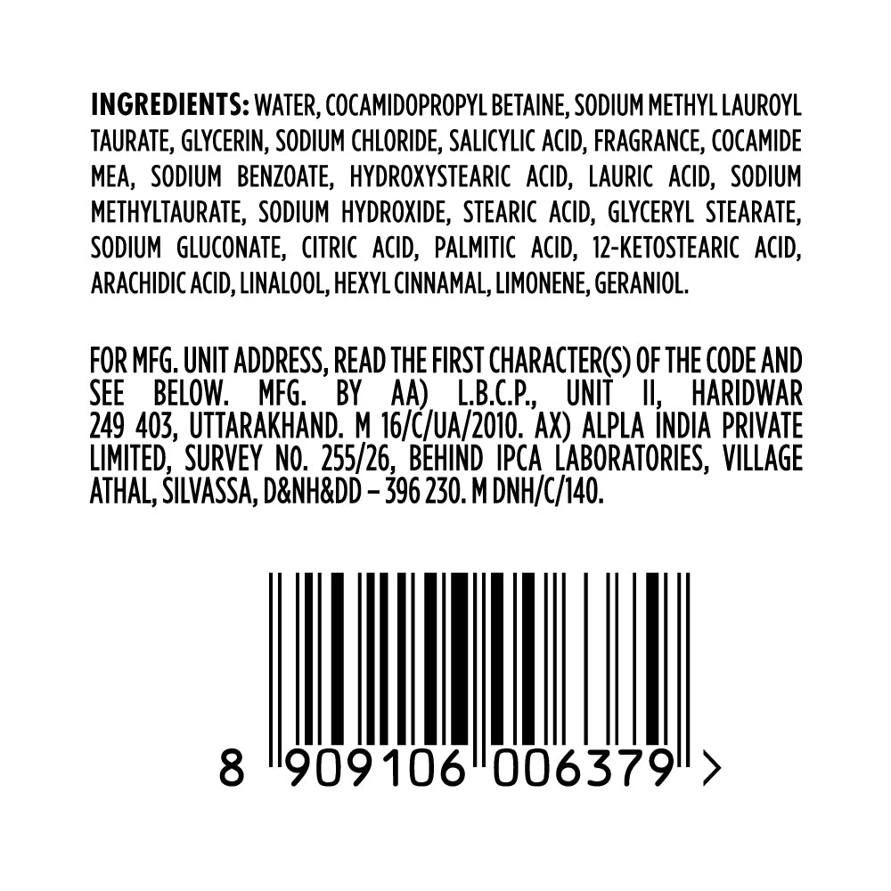 Dove Acne Clear Body Wash with 1% Salicylic Acid
