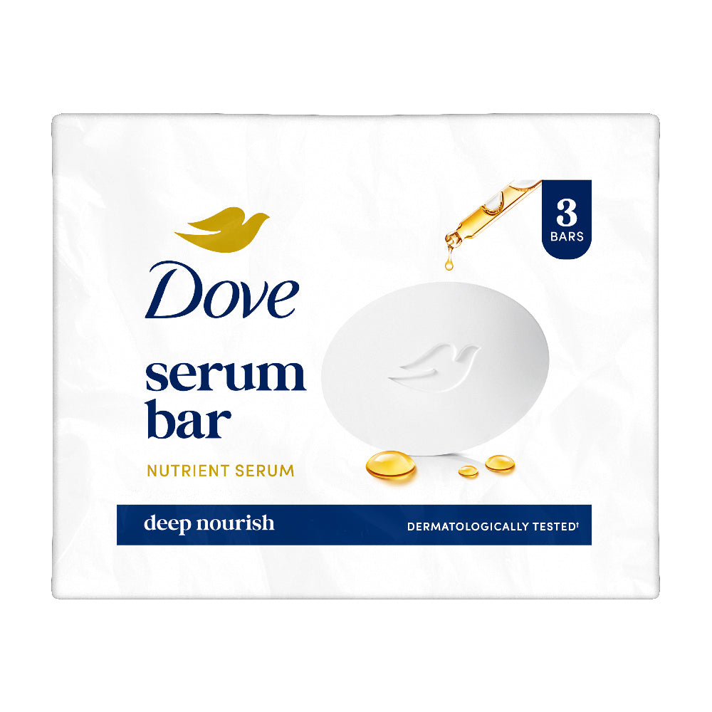 Dove Serum Bar with Nutrient Serum | 225g (75g x 3)
