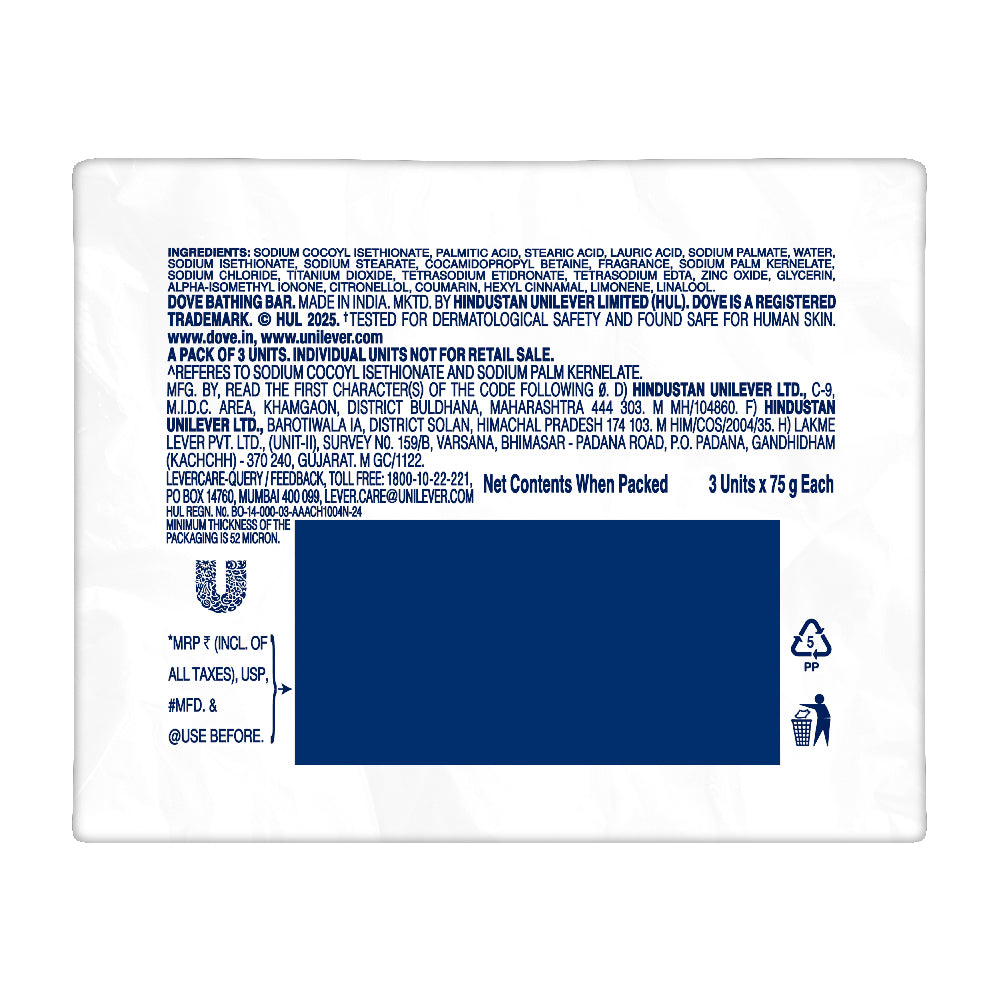 Dove Serum Bar with Nutrient Serum | 225g (75g x 3)