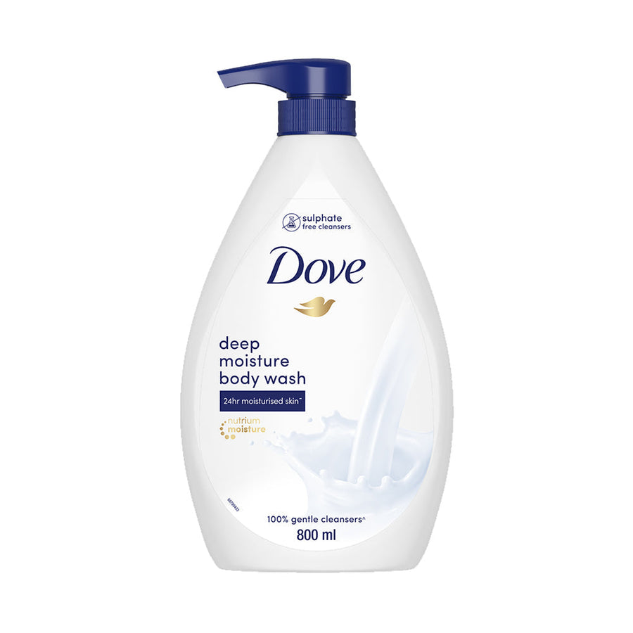 Dove Deeply Nourishing Body Wash 800ml & Gentle Exfoliating Beads Body Wash 800ml (Combo Pack)