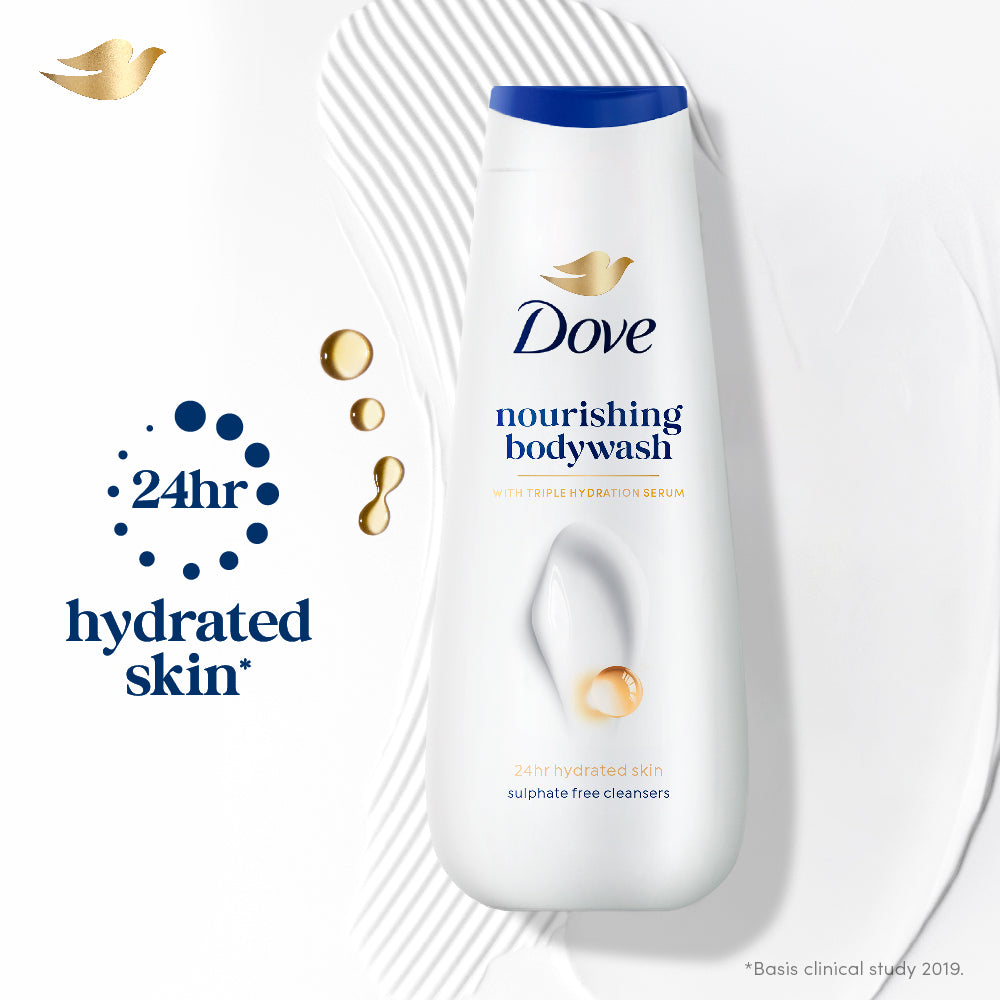 Dove Nourishing Bodywash Triple Hydration Serum 825ml