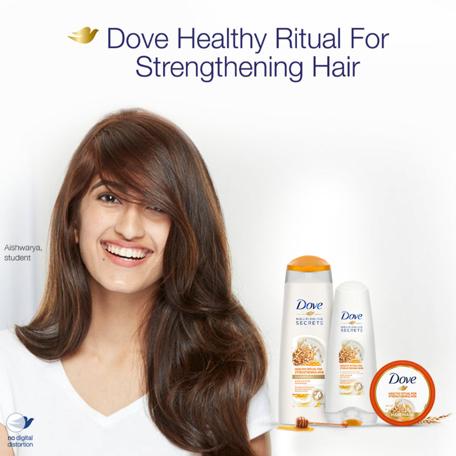 Dove Healthy Ritual for Strengthening Hair Shampoo 650ml & Hair Mask 300ml (Combo Pack)