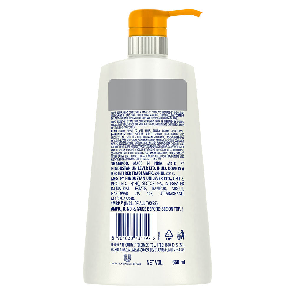 Dove Healthy Ritual for Strengthening Hair Shampoo 650ml, Conditioner 175ml & Hair Mask 300ml (Combo Pack)