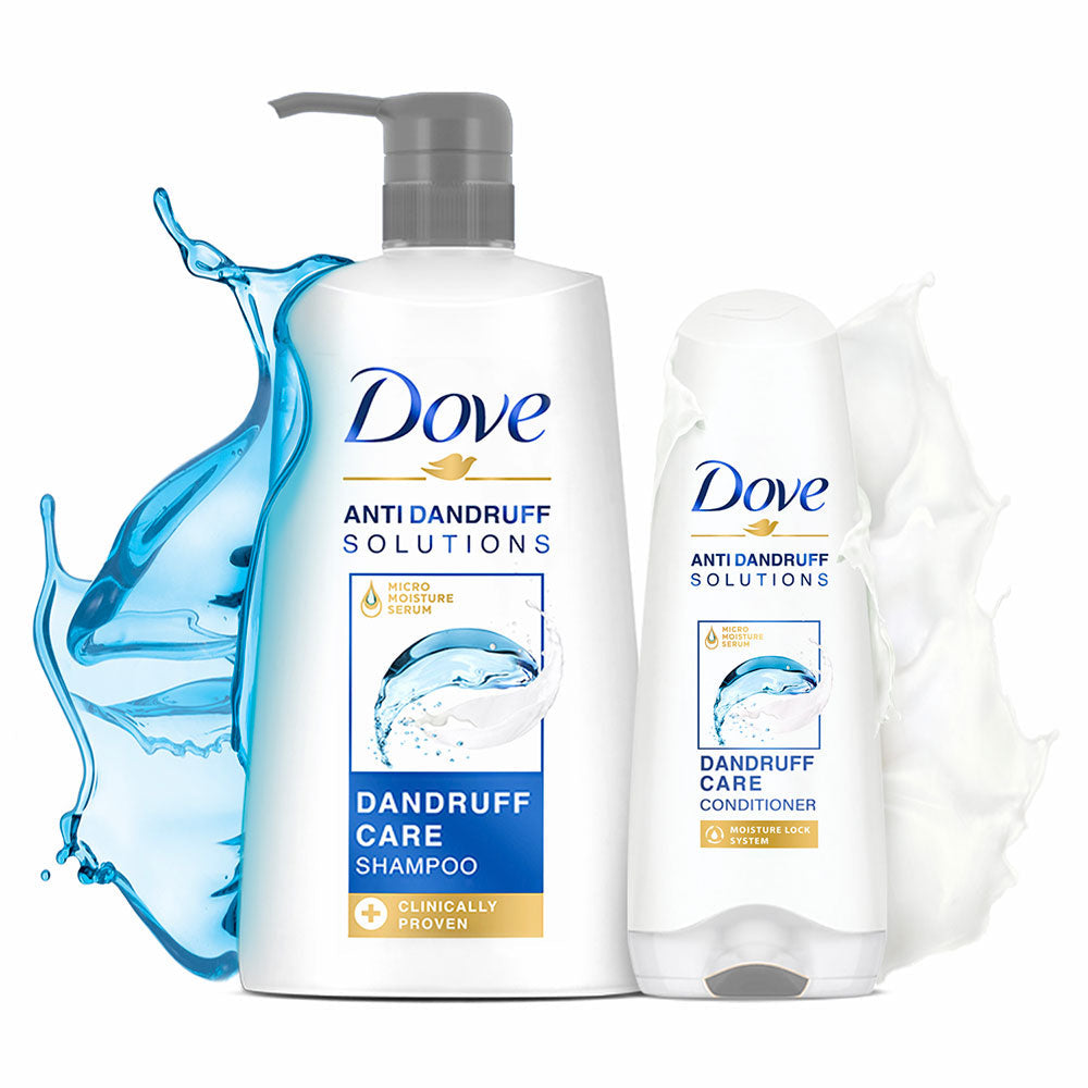 Dove Dandruff Care Shampoo 650ml & Conditioner 175ml (Combo Pack)