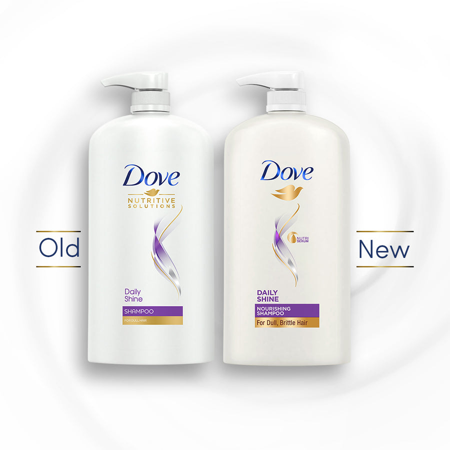Dove Daily Shine Shampoo 1L & Conditioner 335ml(Combo Pack)