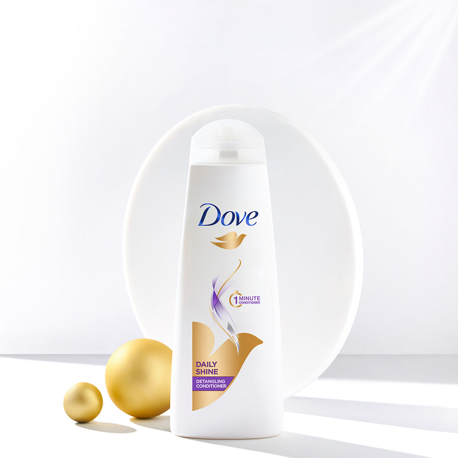 Dove Daily Shine Shampoo 1L & Conditioner 335ml(Combo Pack)