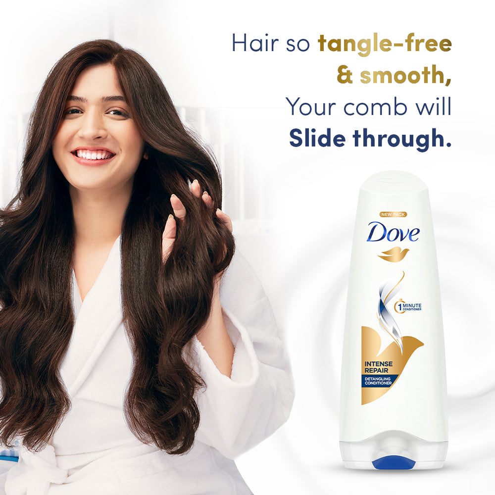 Dove Intense Repair Shampoo 1L, Conditioner 335ml & Cream Beauty Bar 125g (Buy 4 Get 1 Free)