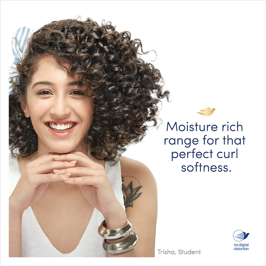 Dove Beautiful Curls Shampoo 380ml & Conditioner 380ml (Combo Pack)