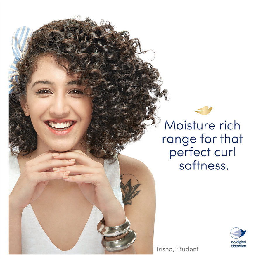 Dove Beautiful Curls Shampoo 380ml & Defining Hair Gel 100ml (Combo Pack)