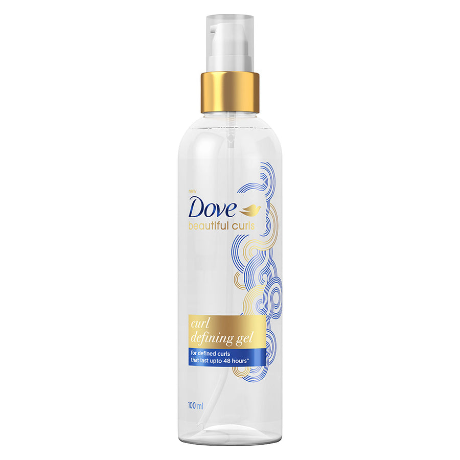 Dove Beautiful Curls Shampoo 380ml, Conditioner 380ml, Hair Mask 300ml & Defining Hair Gel 100ml (Combo Pack)