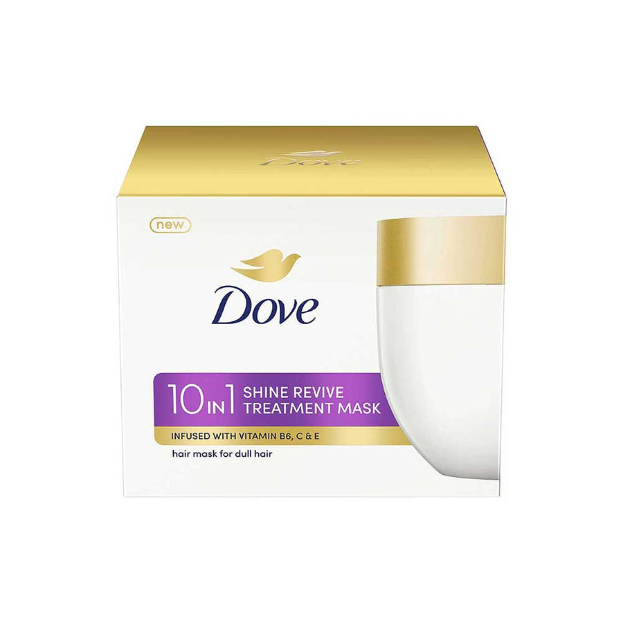 Dove 10 in 1 Shine Revive Treatment Hair Mask 300 ml, for dull hair