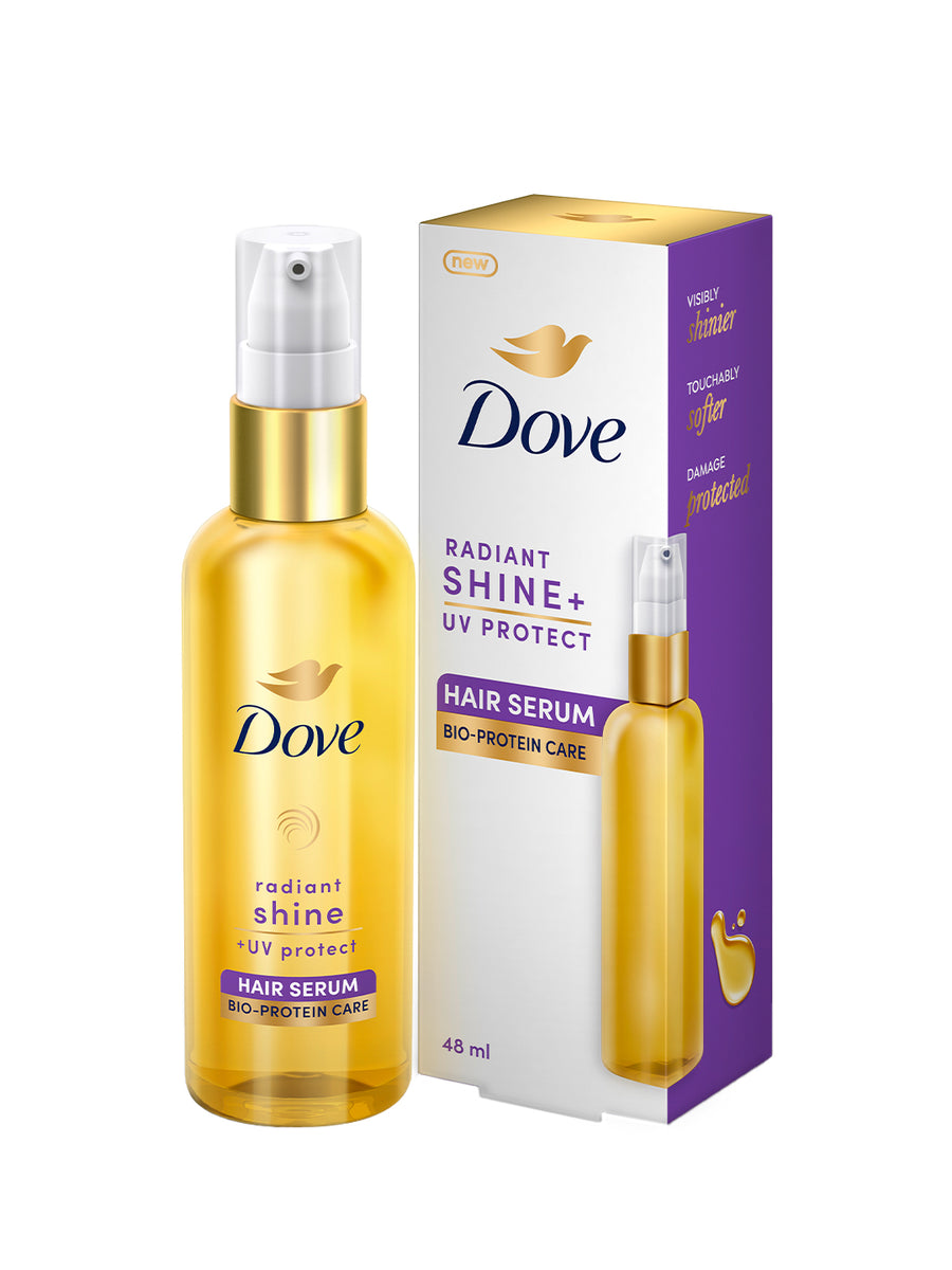 Dove  radiant shine + UV protect  Hair serum 48 ml