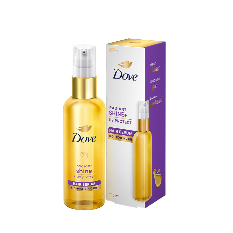 Dove radiant shine + UV protect  Hair serum 100 ml