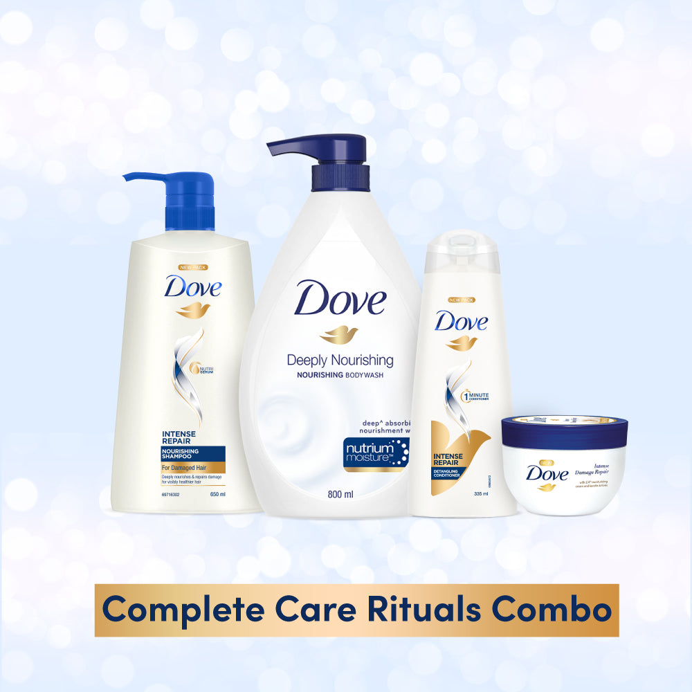 Intense Repair Shampoo 650ml, Conditioner 175ml, Hair Mask 300ml & Body Wash 800ml (Combo Pack)