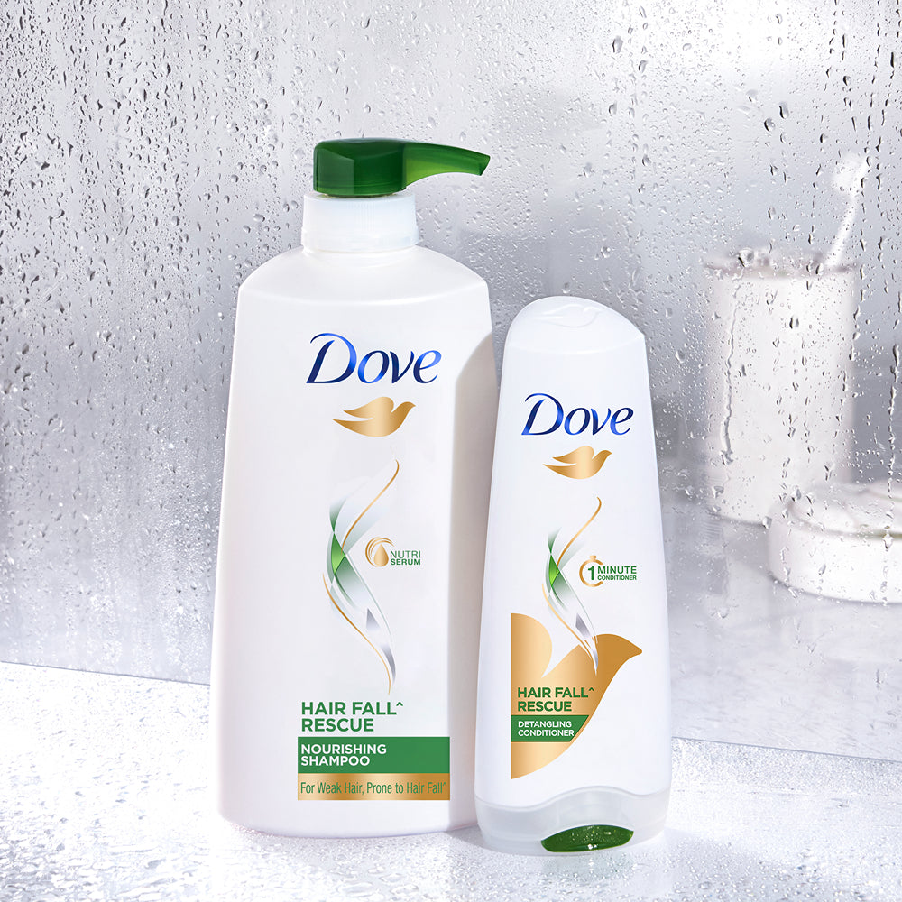 Dove Hair fall Rescue Shampoo 650ml & Conditioner 175ml (Combo Pack)