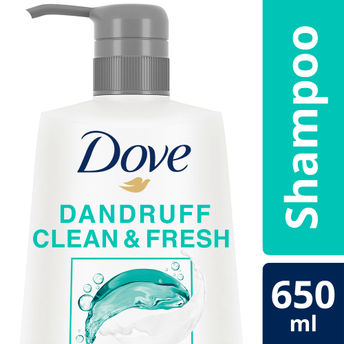 Dove Dandruff Clean & Fresh Shampoo 650ml & Conditioner 175ml (Combo Pack)