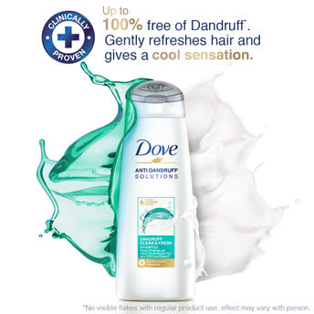 Dove Dandruff Clean & Fresh Shampoo 650ml & Conditioner 175ml (Combo Pack)