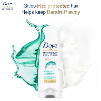 Dove Dandruff Clean & Fresh Shampoo 650ml & Conditioner 175ml (Combo Pack)