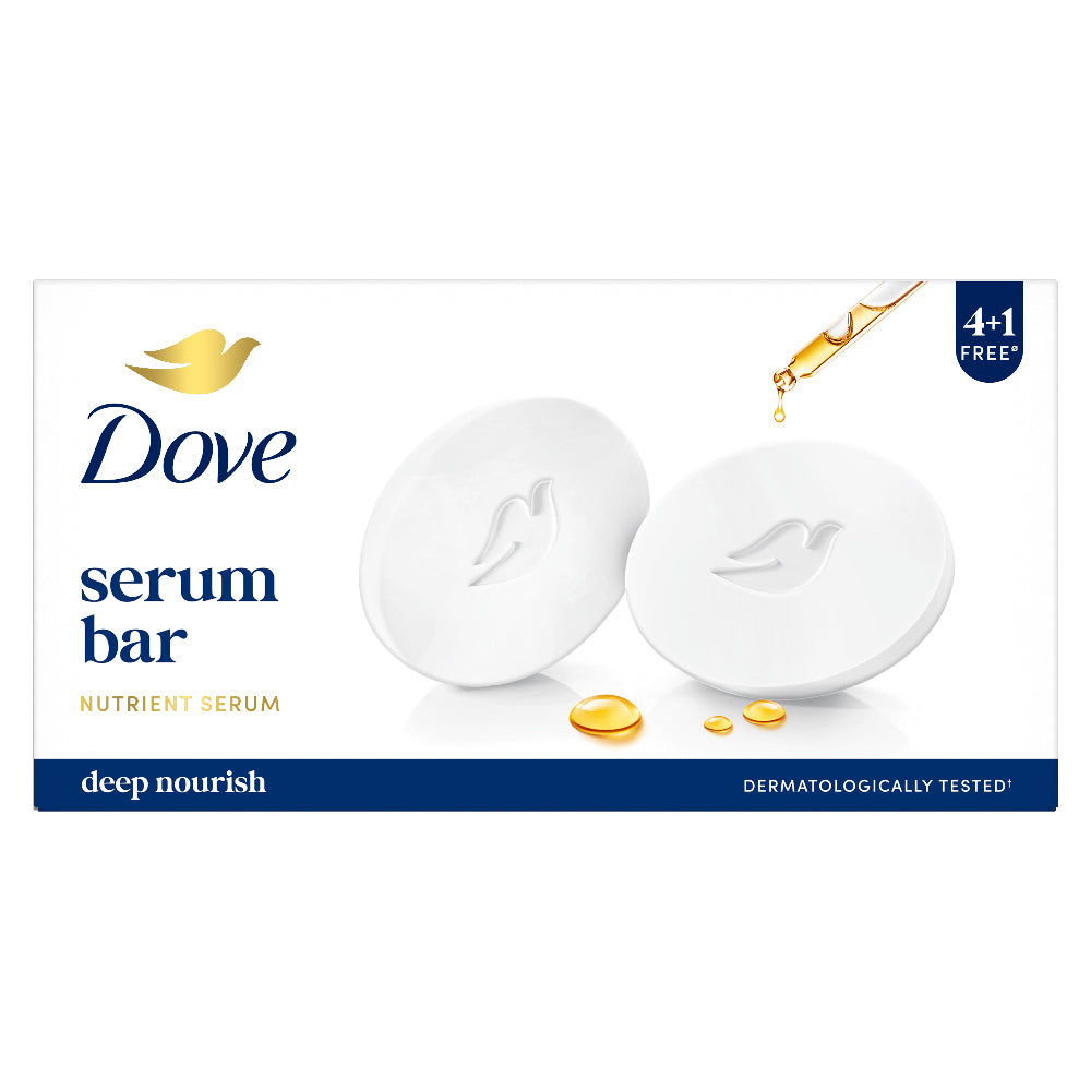 Dove Serum Bar with Nutrient Serum | 625g (125g x 5)