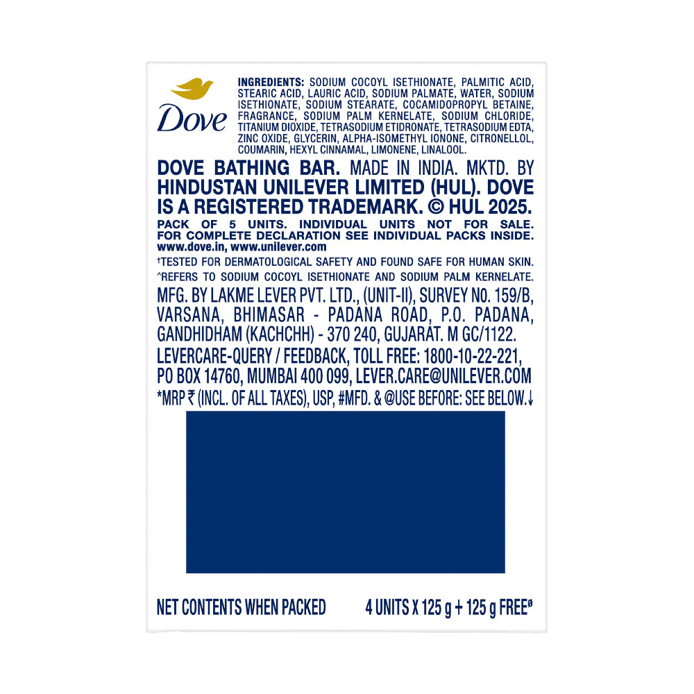 Dove Serum Bar with Nutrient Serum | 625g (125g x 5)