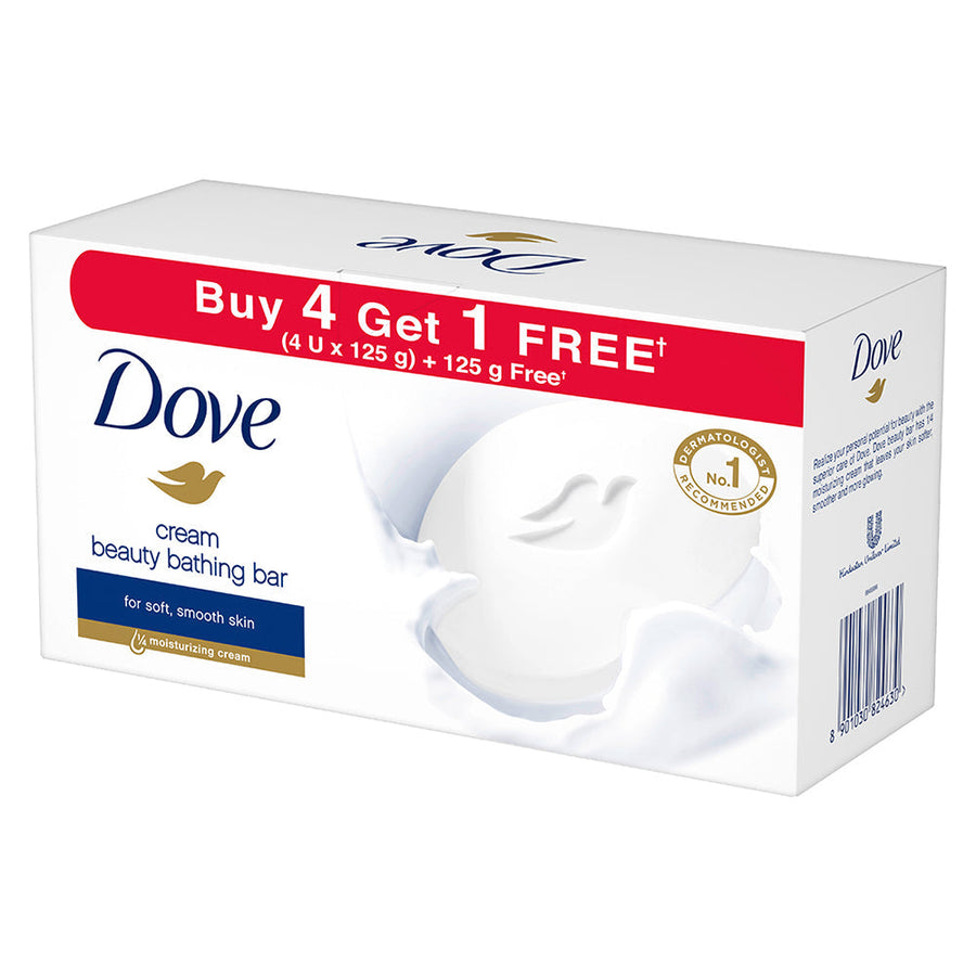 Dove Intense Repair Shampoo 1L, Conditioner 335ml & Cream Beauty Bar 125g (Buy 4 Get 1 Free)