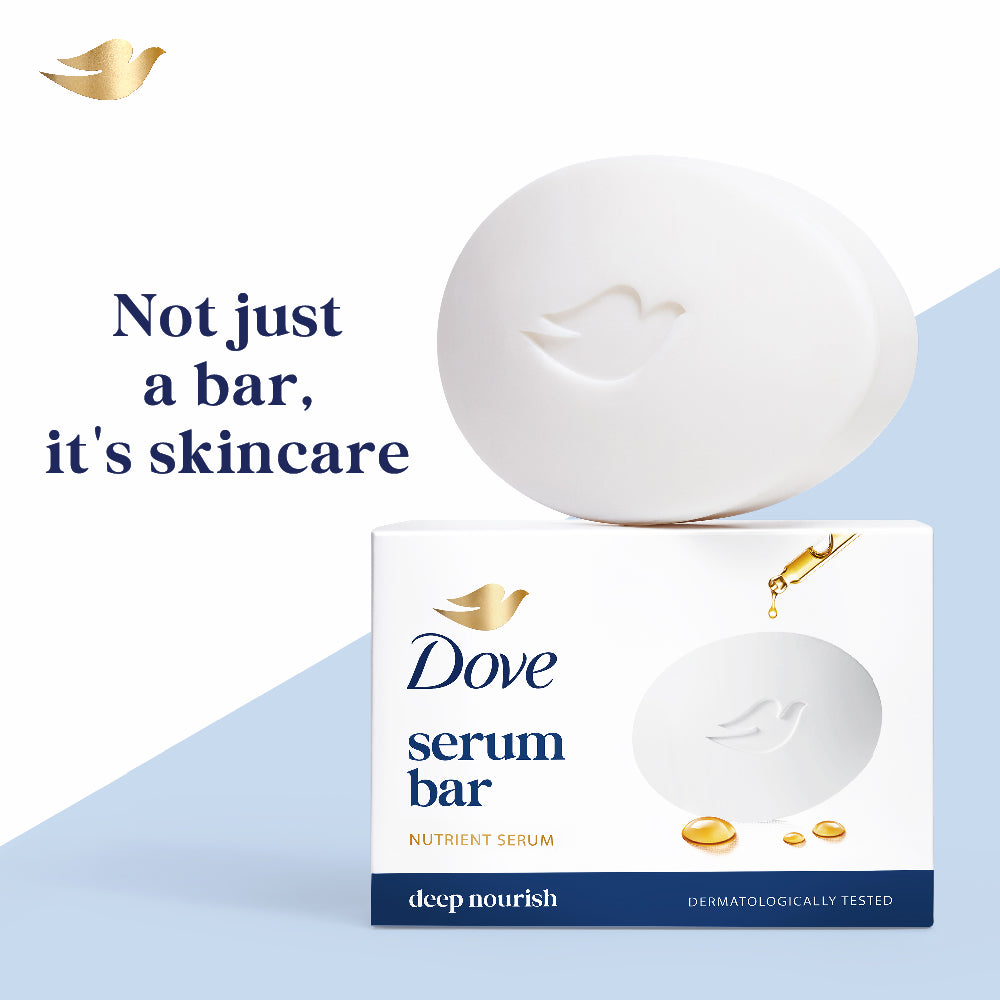 Dove Serum Bar with Nutrient Serum | 625g (125g x 5)