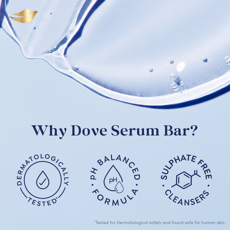 Dove Serum Bar with Nutrient Serum | 625g (125g x 5)