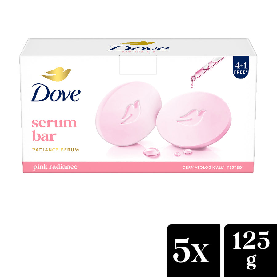 Dove Serum Bar with Radiance Serum | 625g (125g x 5)