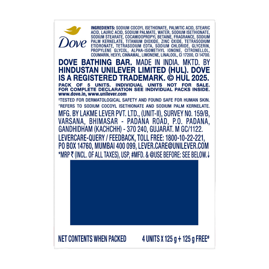 Dove Serum Bar with Radiance Serum | 625g (125g x 5)