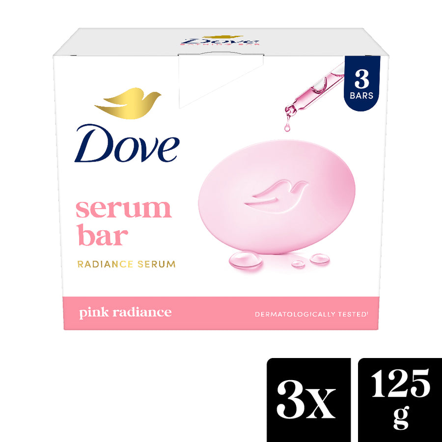 Dove Serum Bar with Radiance Serum | 375g (125g x 3)