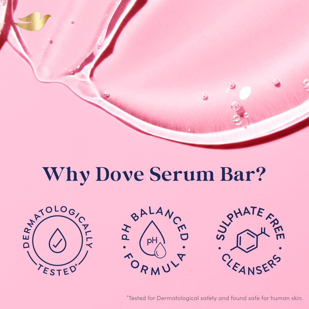 Dove Serum Bar with Radiance Serum | 375g (125g x 3)