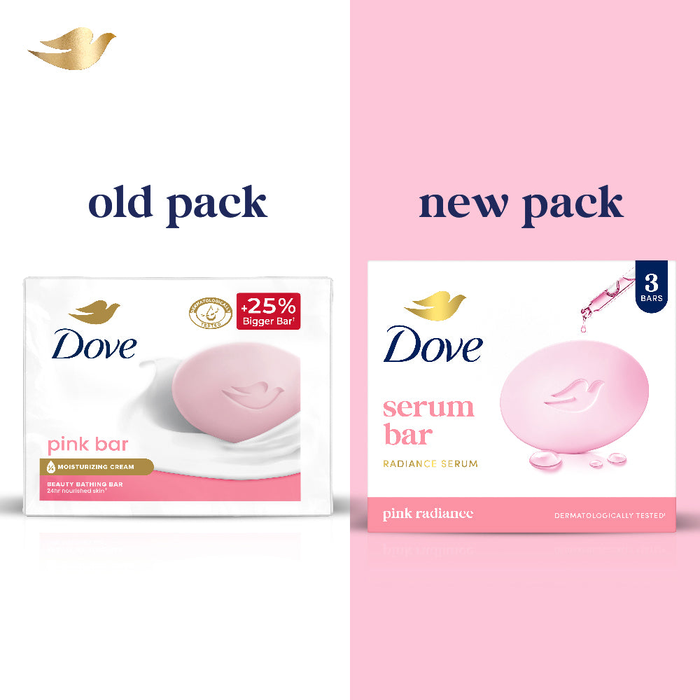 Dove Serum Bar with Radiance Serum | 375g (125g x 3)