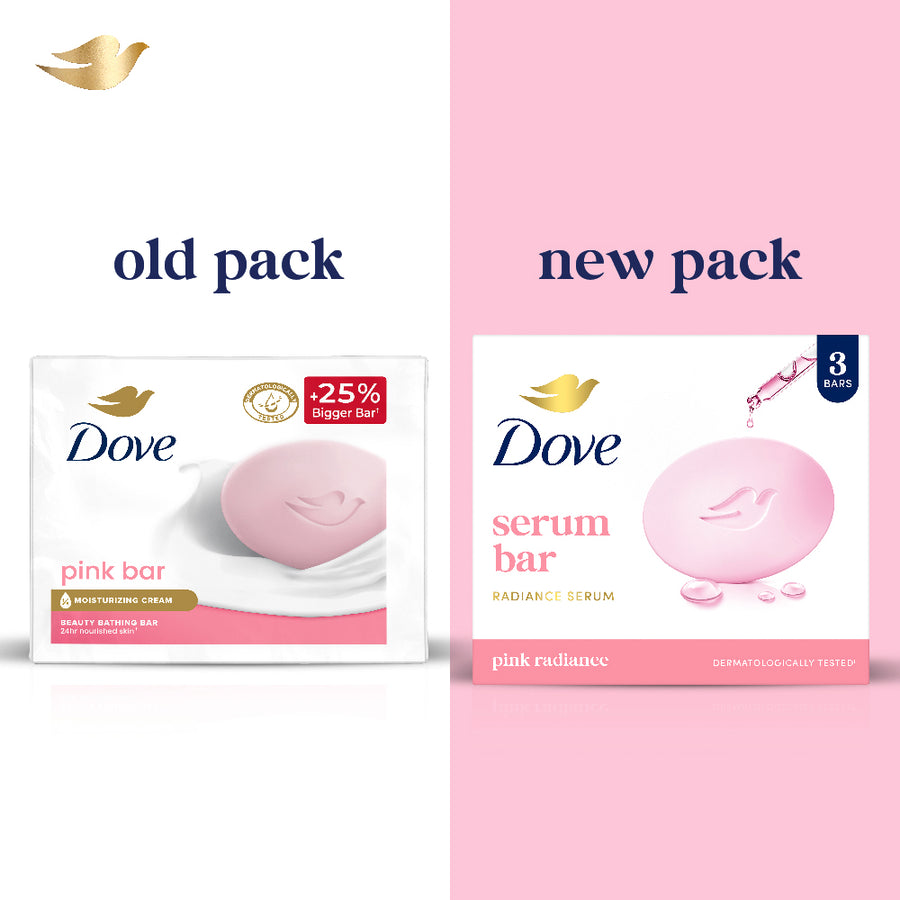 Dove Serum Bar with Radiance Serum | 375g (125g x 3)